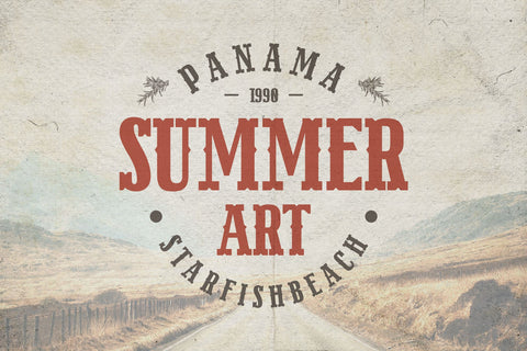 Bradrock - Vintage Slab Font Arterfak Project 