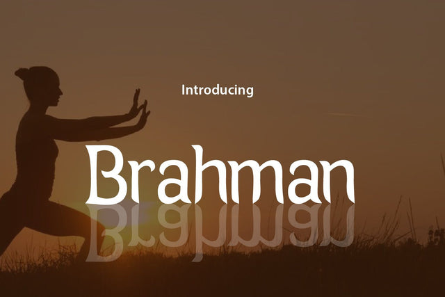 Brahman Font zafrans studio 