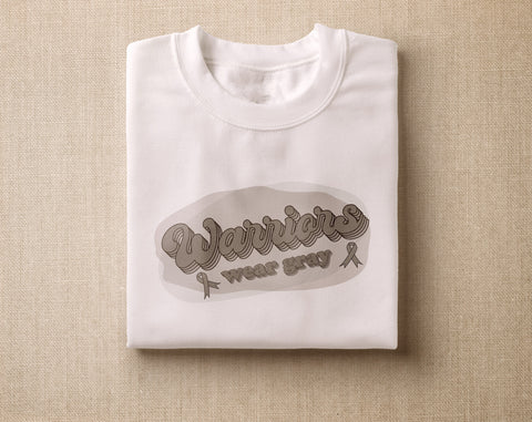 Brain Cancer Awareness Sublimation Designs Bundle, 20 Designs, Brain Cancer Warrior PNG Files, Gray Ribbon PNG Files Sublimation HappyDesignStudio 