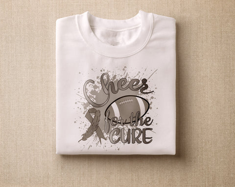 Brain Cancer Awareness Sublimation Designs Bundle, 20 Designs, Brain Cancer Warrior PNG Files, Gray Ribbon PNG Files Sublimation HappyDesignStudio 