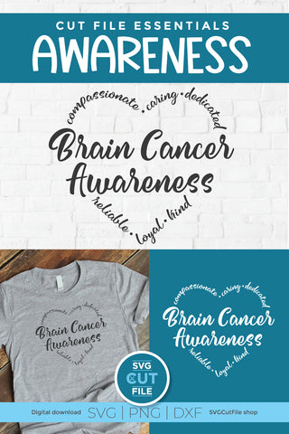 Brain Cancer svg SVG SVG Cut File 