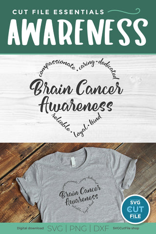 Brain Cancer svg SVG SVG Cut File 