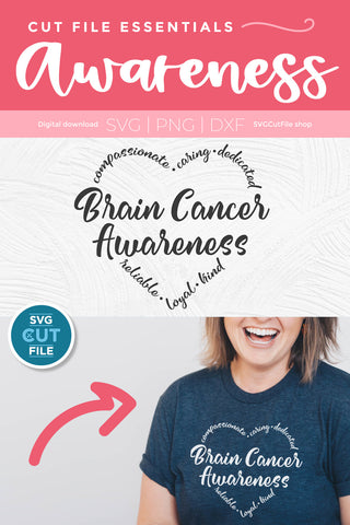 Brain Cancer svg SVG SVG Cut File 
