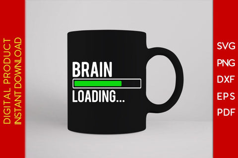 Brain Loading SVG PNG PDF Cut File SVG Creativedesigntee 
