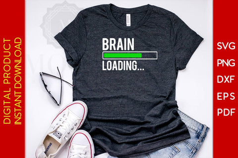 Brain Loading SVG PNG PDF Cut File SVG Creativedesigntee 