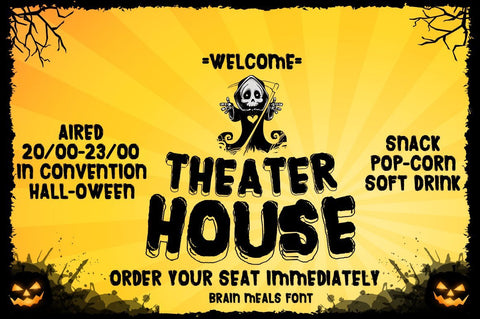 Brain Meals Font JH-CreativeFont 