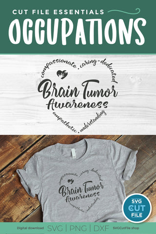 Brain Tumor Awareness SVG file SVG SVG Cut File 
