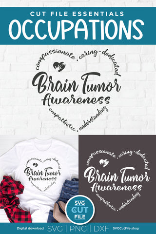 Brain Tumor Awareness SVG file SVG SVG Cut File 
