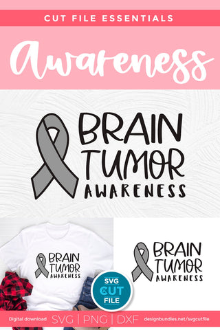 Brain Tumor svg, brain tumor awareness svg SVG SVG Cut File 