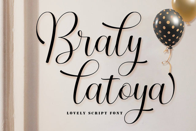 Braly latoya Font WsStudio 