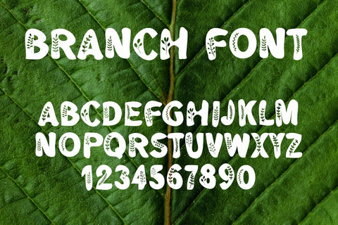 Branch - Farmhouse Font Font ampersand 