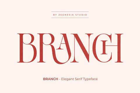 Branch Font Zeenesia Std 