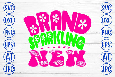 Brand Sparkling New Retro SVG SVG Syaman 