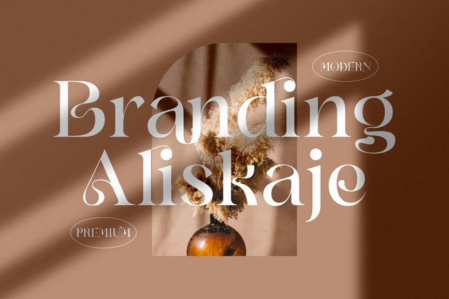 Branding Aliskaje Typeface Font Storytype Studio 