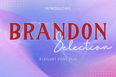 Brandon Selection Font Prasetya Letter 