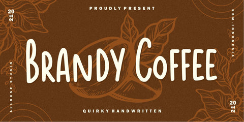 Brandy Coffee Font Allouse.Studio 