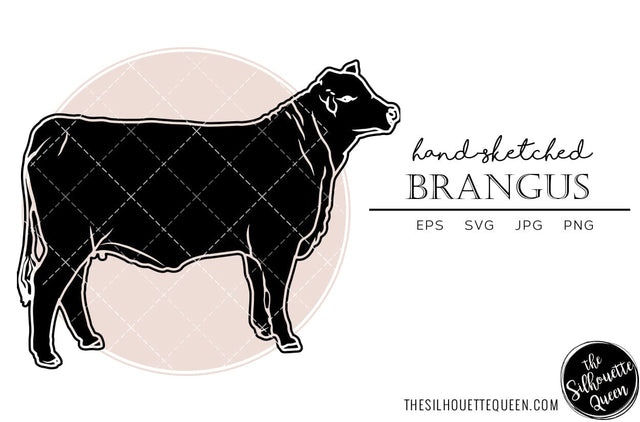 Brangus Sketch Vector SVG Loveleen Kaur 