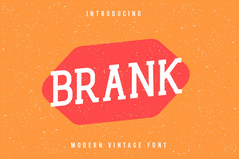 Brank Retro Font Font Vultype Co 