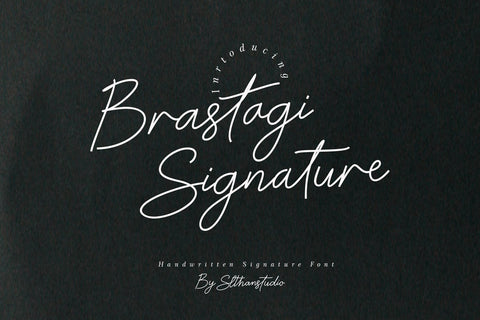 Brastagi Signature Font Sulthan studio 
