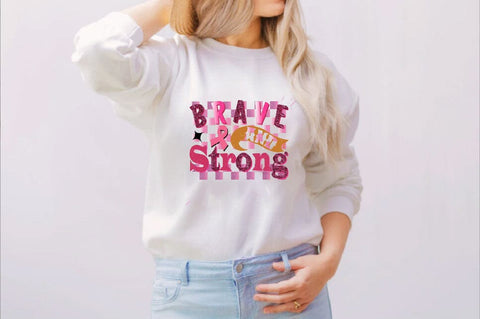 Brave and Strong Sublimation SVGArt 