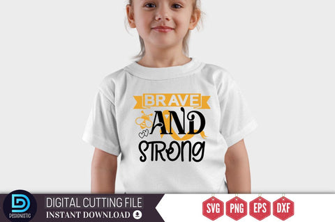 Brave and strong SVG SVG DESIGNISTIC 