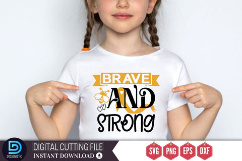 Brave and strong SVG SVG DESIGNISTIC 