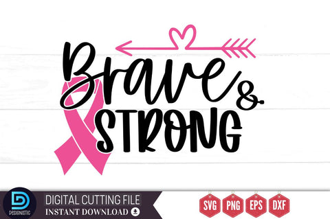 Brave & strong SVG SVG DESIGNISTIC 