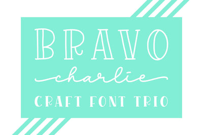 Bravo Charlie Font Abo Daniel Studio 
