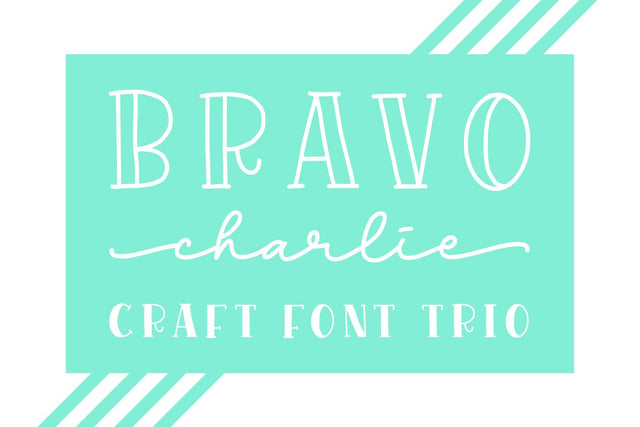 Bravo Charlie Font Abo Daniel Studio 