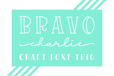 Bravo Charlie Font Abo Daniel Studio 