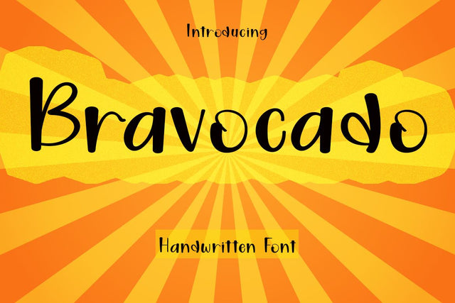 Bravocado Font Supersemar Letter 