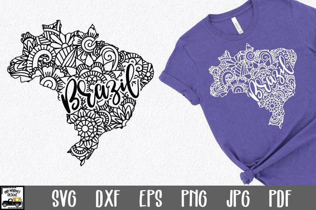 Brazil SVG File - Brazil Mandala Design SVG Old Market 