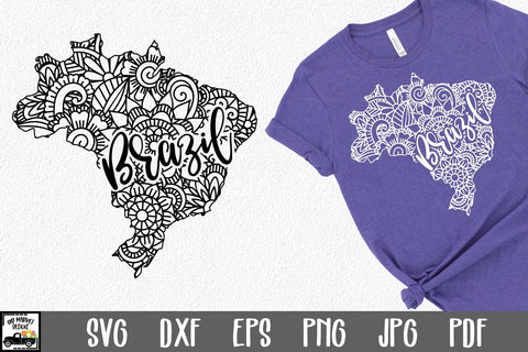 Brazil SVG File - Brazil Mandala Design SVG Old Market 