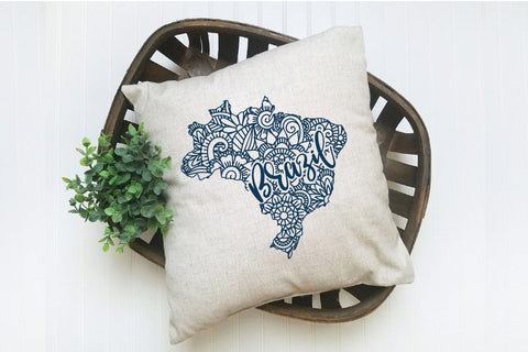 Brazil SVG File - Brazil Mandala Design SVG Old Market 