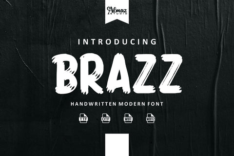 Brazz Font Almaz Studio™ 