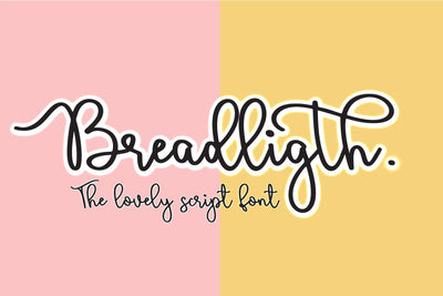 Bread ligth Font Sulthan studio 