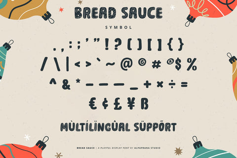 Bread Sauce - Playful Font Font Alpaprana Studio 