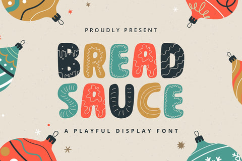 Bread Sauce - Playful Font Font Alpaprana Studio 