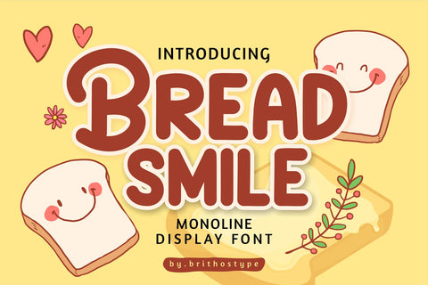 Bread Smile Font Brithos Type 