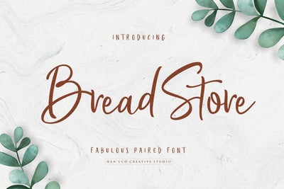 Bread Store Font Hans Co 