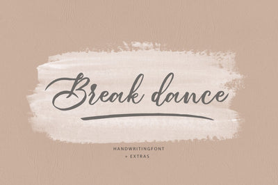 Break dance Font Franstudio 
