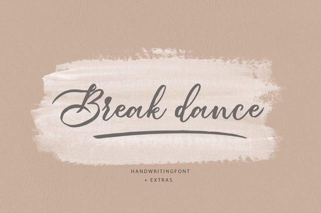 Break dance Font Franstudio 