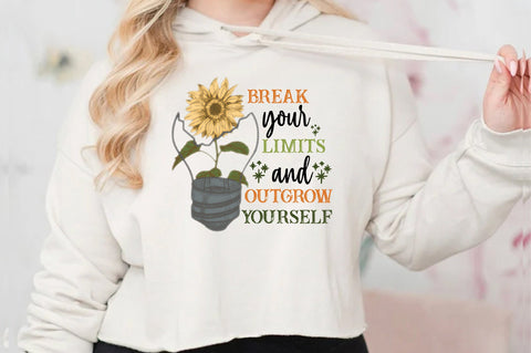 Break Your Limits Sunflower PNG Sublimation Jagonath Roy 