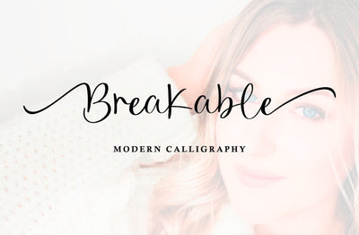 Breakable Font Yuby 