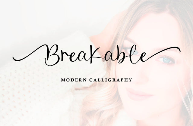 Breakable Font Yuby 