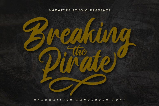 Breaking Pirate Font Madatype Studio 