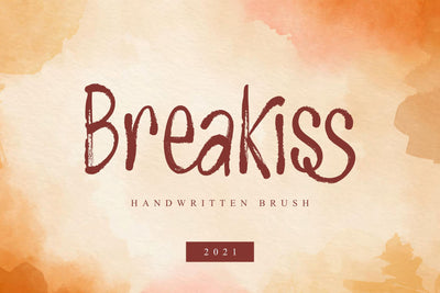 Breakiss - Handwritten Brush Font Dumadistyle 