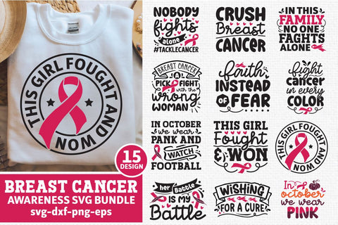 Breast Cancer Awareness Bundle SVG md faruk hossain 