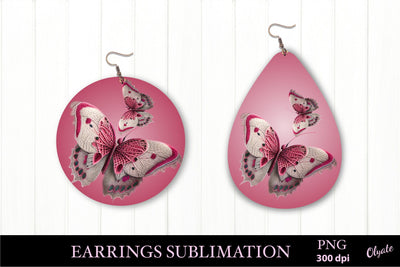 Breast Cancer Awareness. Earring Sublimation Sublimation Olga Terlyanskaya 