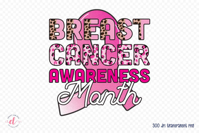 Breast Cancer Awareness Month PNG Sublimation CraftLabSVG 
